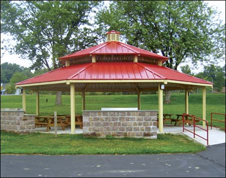 All Steel Double Roof Santa Fe (Octagon) Pavilions