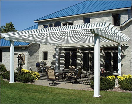 Aluminum Free Standing Vintage Classic Pergolas