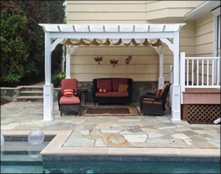 Vinyl Free Standing 4-Beam Pergolas