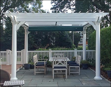 Vinyl Free Standing 2-Beam Pergolas