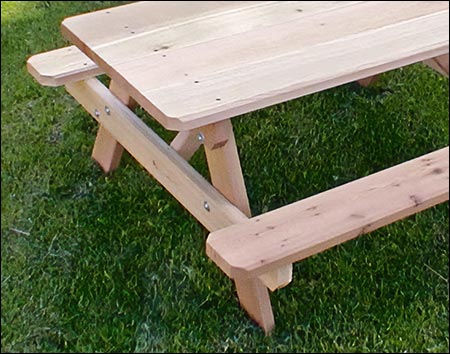 Red Cedar Kids Picnic Table