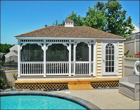 Vinyl Rectangle Pool Houses