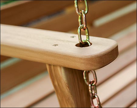 Red Cedar American Sweetheart Porch Swing