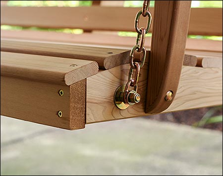 Red Cedar American Classic Porch Swing