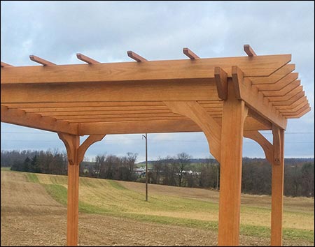 Red Cedar Garden Pergola