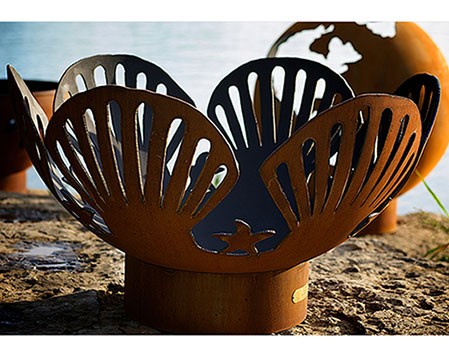 Carbon Steel Seaside Fire Pit