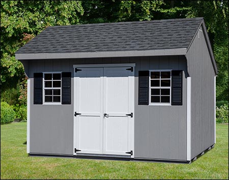 SmartSide Saltbox Style Shed
