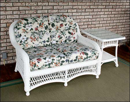 Wicker Loveseat