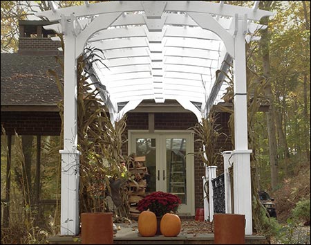 Treated Pine Free Standing Arched Pergolas