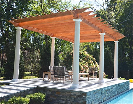 Red Cedar Free Standing Solace Pergola