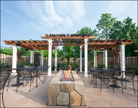 Red Cedar Free Standing Solace Pergola