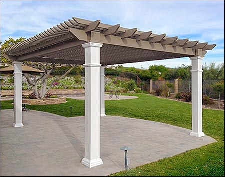 Red Cedar Free Standing Solace Pergola