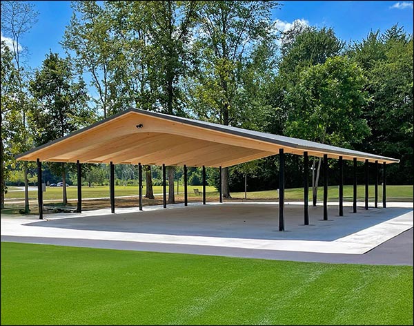 Wood Single Roof Savannah (Rectangle) Pavilions