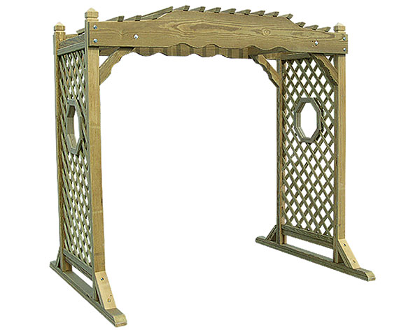 Treated Pine Victorian Garden Arbor