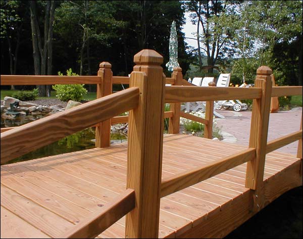 Double Rail Pedestrian Trail Bridge