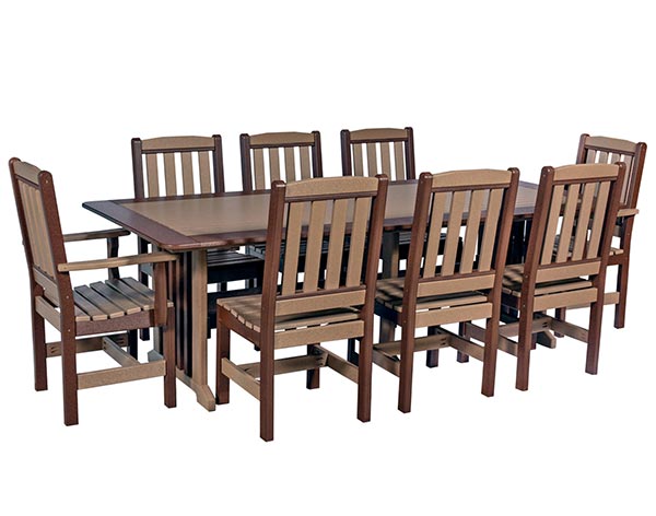 QUICK SHIP - Poly Lumber 9 Pc. English Garden Set