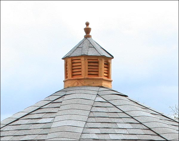 Treated Pine Octagon Gazebo Cupola 