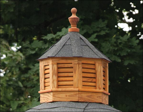 Red Cedar Octagon Cupola