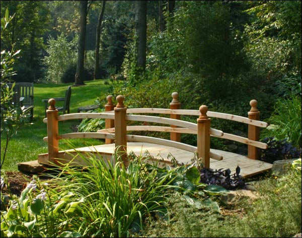 Red Cedar Camelot Double Rail Bridge