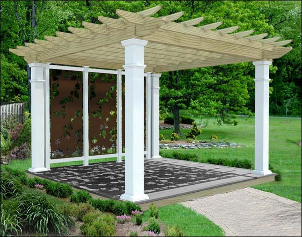 Treated Pine Free Standing Oasis Pergola