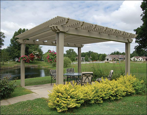 Aluminum Free Standing Vintage Classic Pergolas