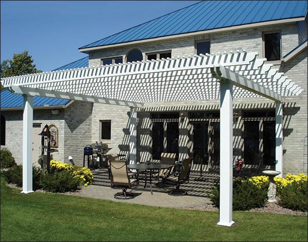 Aluminum Free Standing Vintage Classic Pergolas