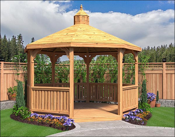 Red Cedar Garden Gazebo