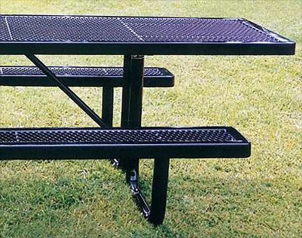 Portable Regal Wheelchair Accessible Metal Picnic Table