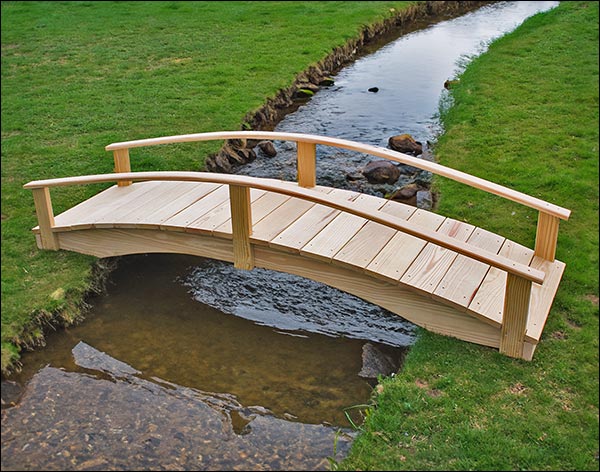 Treated Pine Cherry Blossom Bridge