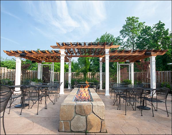 Red Cedar Free Standing Solace Pergola