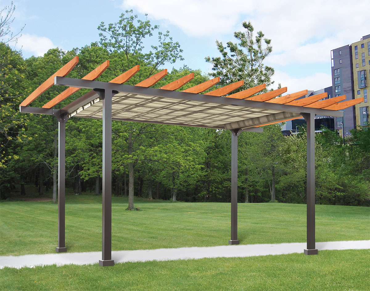 Aluminum Contemporary Free Standing Pergolas | Pergolas by ...