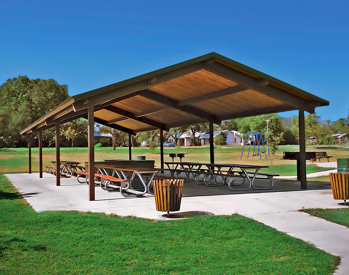 Steel Frame Single Roof Savannah (Rectangle) Pavilions ...