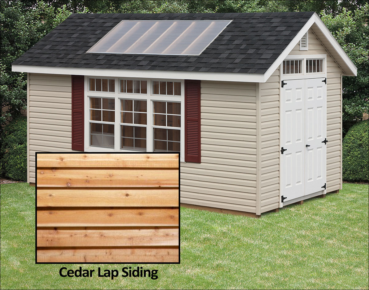 Cedar Lap Siding Potting Sheds | Sheds by Siding 