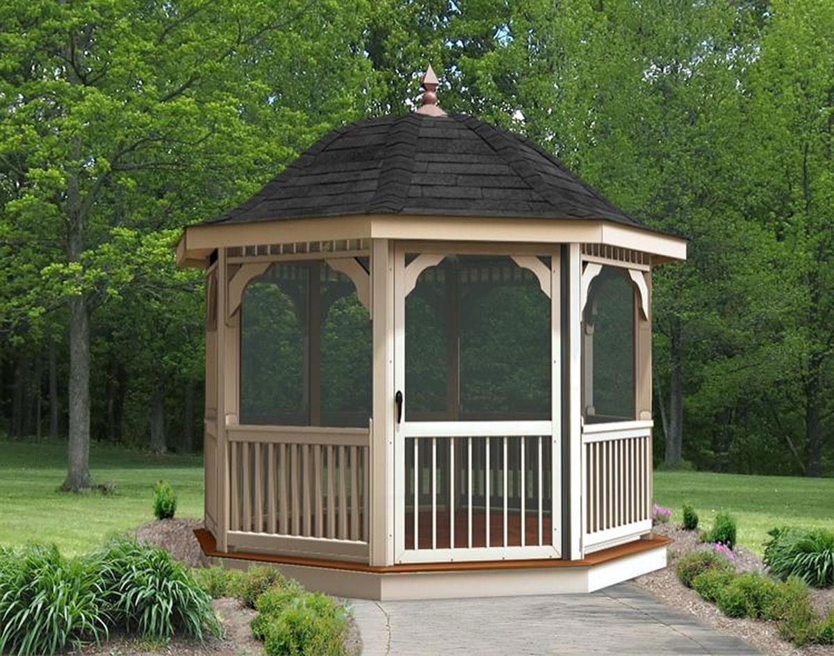 Créations de jardin 10 x 10 Altoona toit style gazebo - Gazebo 7203 A